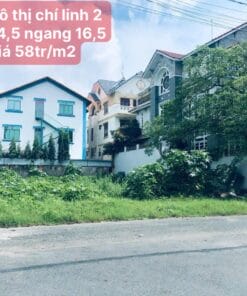 Bán Đất Chí Linh 2 Vũng Tàu: 400m2 Ngang 16.5m Giá 58 Triệu/m2